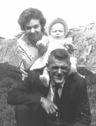 080: Anastasia Lambe, her husband Patrick Norman, and their granddaughter Debbie Norman.  (circa 1965) [courtesy of Mary (Barry) Bruce]  - Anastasia daughter of Michael Lambe &amp;amp; Johanna Best; Patrick son of Garrett Norman &amp;amp;  Bridget Whelan; Debbie daughter of Francis Norman &amp;amp; Loretta Barry